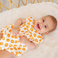 Magnolia Baby Pumpkin Grove Short Sleeve Girl Bubble