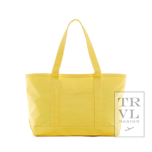 TRVL Design Medium Tote - Coated Canvas Daffodil