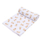 Magnolia Baby Sweet Golden Print Swaddle Blanket - Pink