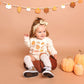 Sweet Wink Thankful Cutie Thanksgiving Long Sleeve Romper - Baby Fall