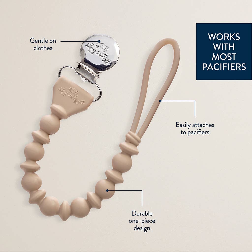 Itzy Ritzy Itzy Paci Strap™ Silicone One-Piece Pacifier Clips
