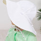 Rufflebutts Kids White Sun Protective Hat