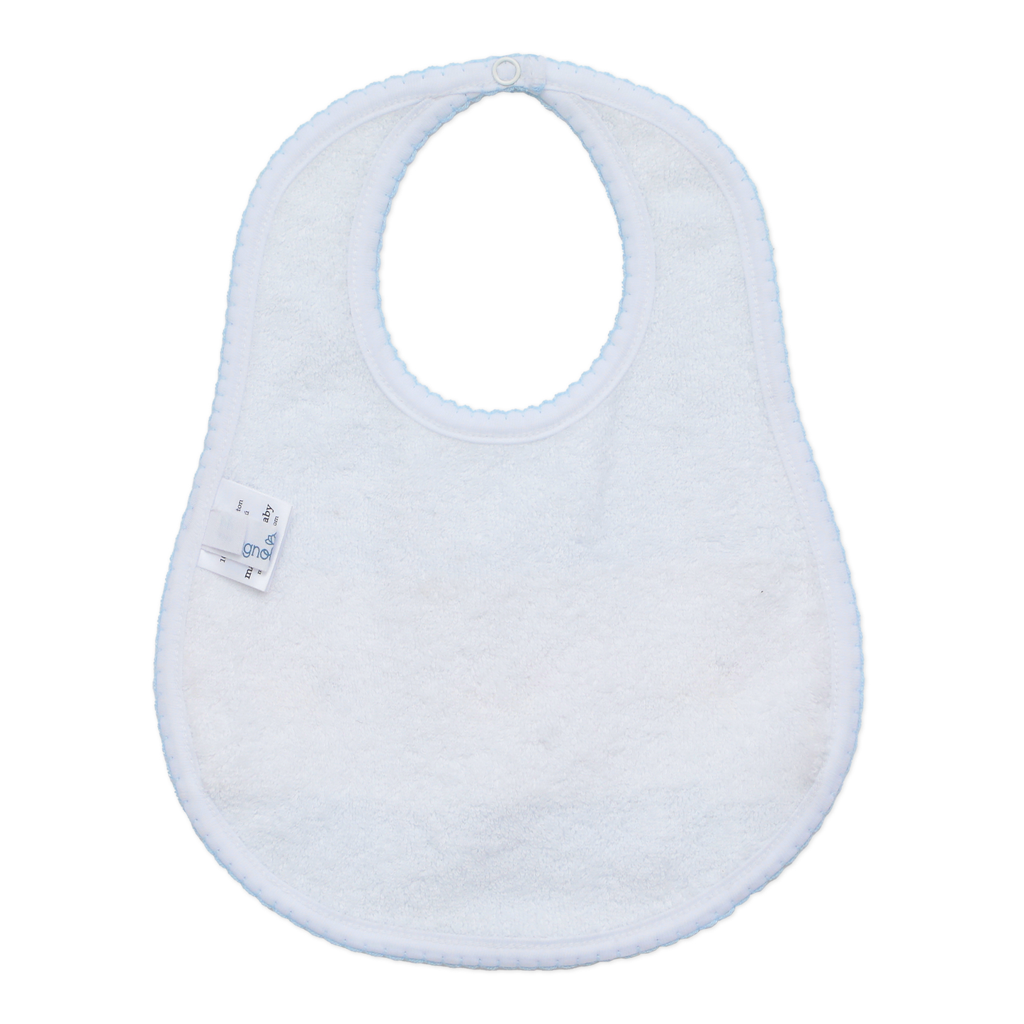 Magnolia Baby Little Ducklings Classics Smocked Bib - Light Blue