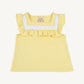 Beaufort Bonnet Darla Day Top--Lake Worth Yellow/Worth Ave White