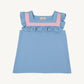 Beaufort Bonnet Darla Day Top--Sarasota Sky/Sandpearl Pink