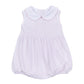 Magnolia Baby Mini Stripes Collared Sleeveless Bubble - Pink