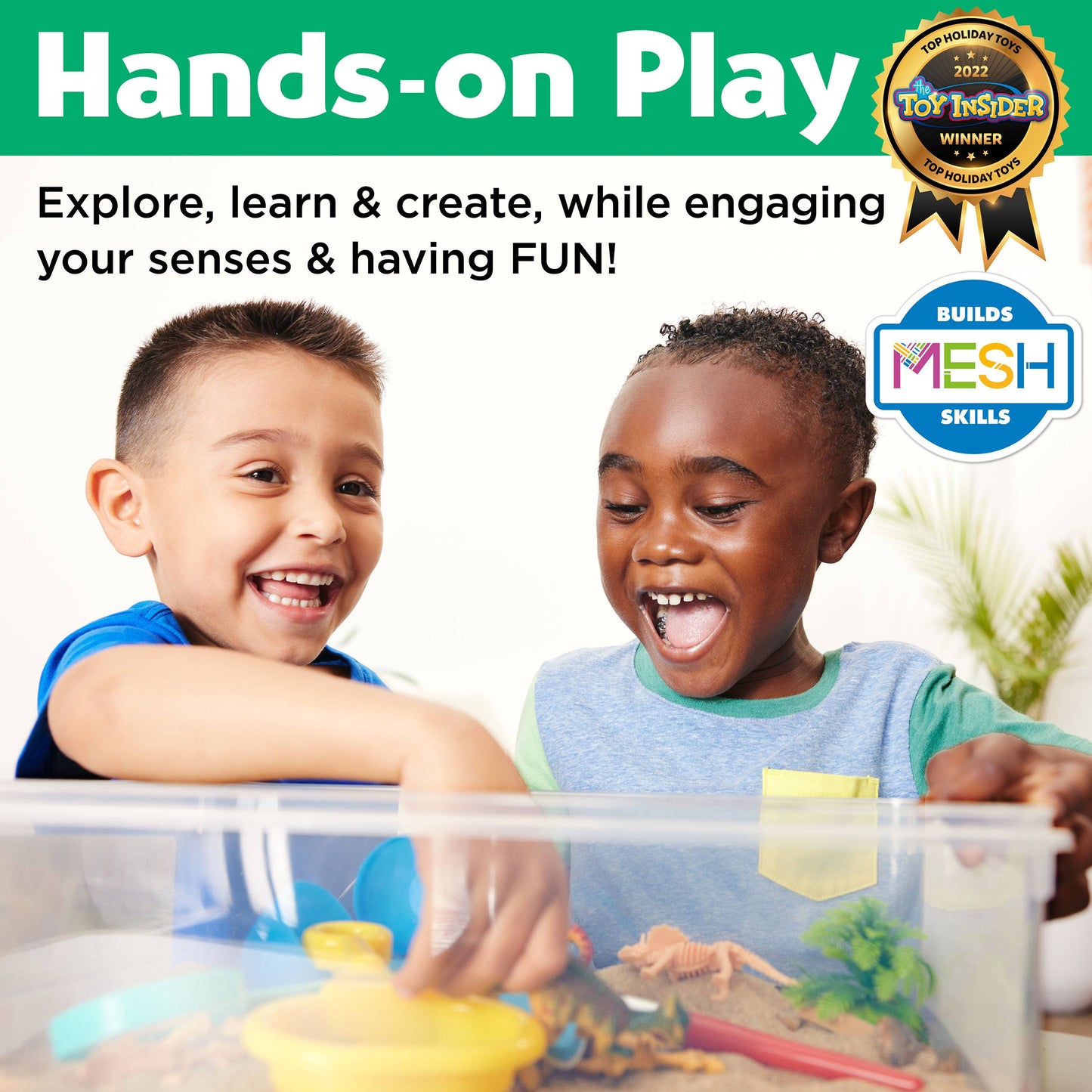 Faber-Castell Sensory Bin Dinosaur Dig Activity Bin for Kids