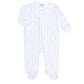 Nellapima Blue Twirls Zipper Footie