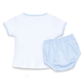 Magnolia Baby Silly Goose Diaper Cover Set - Light Blue