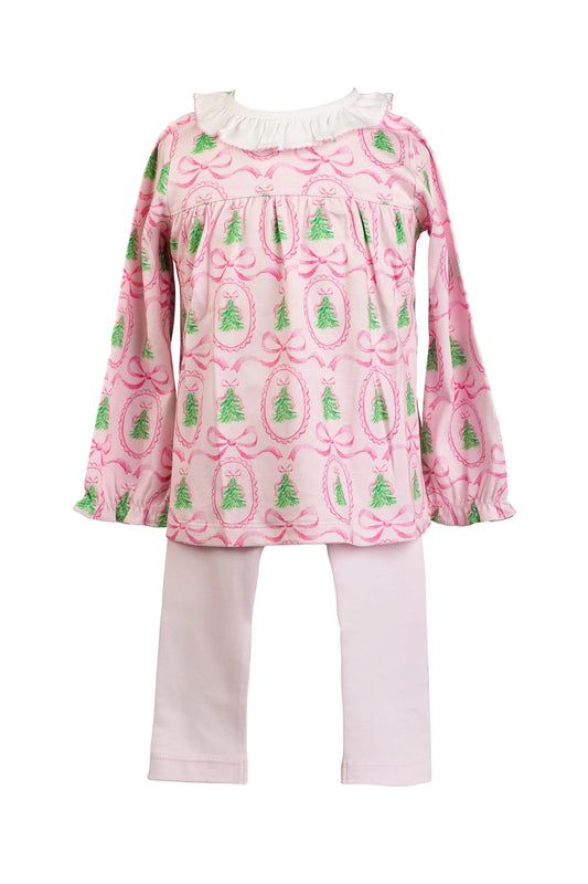 Proper Peony Pink Tannenbaum Tunic Set