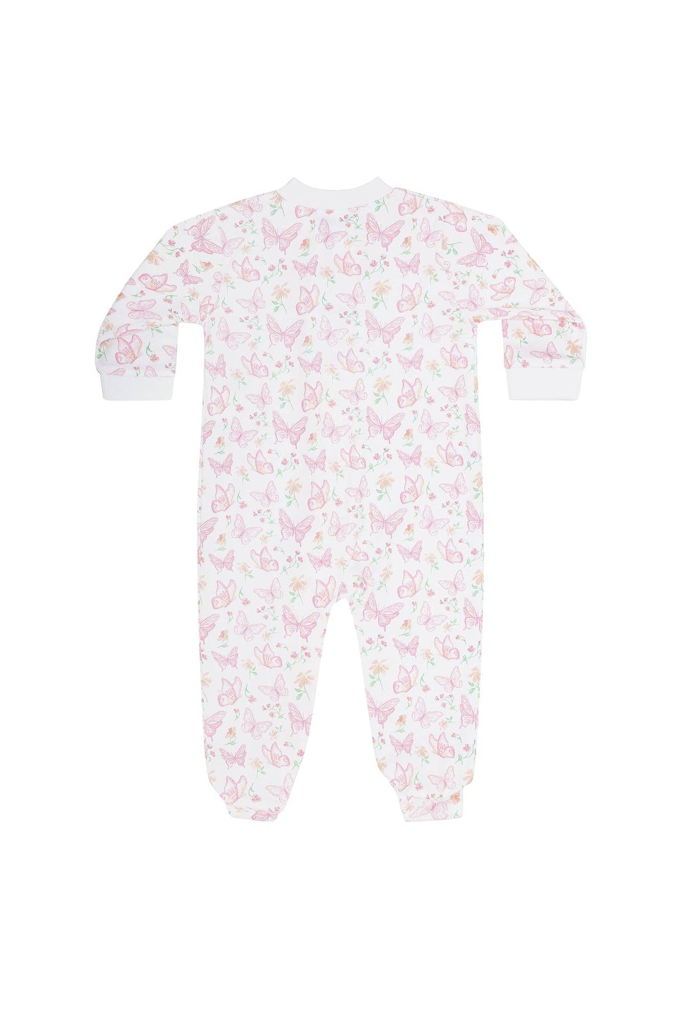 Nellapima Butterflies Print Zipper Footie