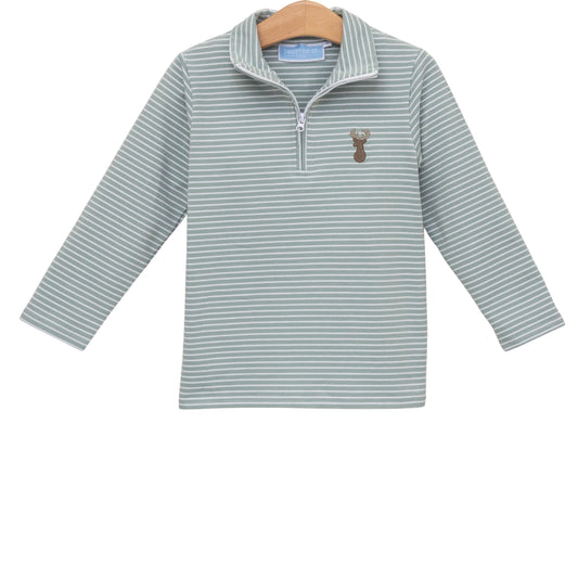 Trotter Street Deer 1/4 Zip Pullover