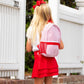 Shrimp and Grits White Pique Knit Ruffle Polo