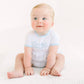 Magnolia Baby Gator Applique Bubble - Light Blue