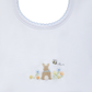 Magnolia Baby Bunny's Basket Bib - Light Blue