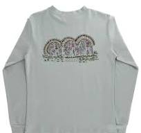 Bailey Boys L/S Logo Tee, Turkey On Sage