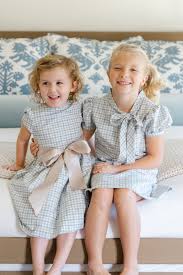 Bailey Boys Pigeon Plaid Ribbon Dress