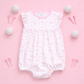 Magnolia Baby Little Golfer Print Bubble--Pink