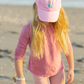 Bits and Bows Pink Mermaid Bow Baseball Hat