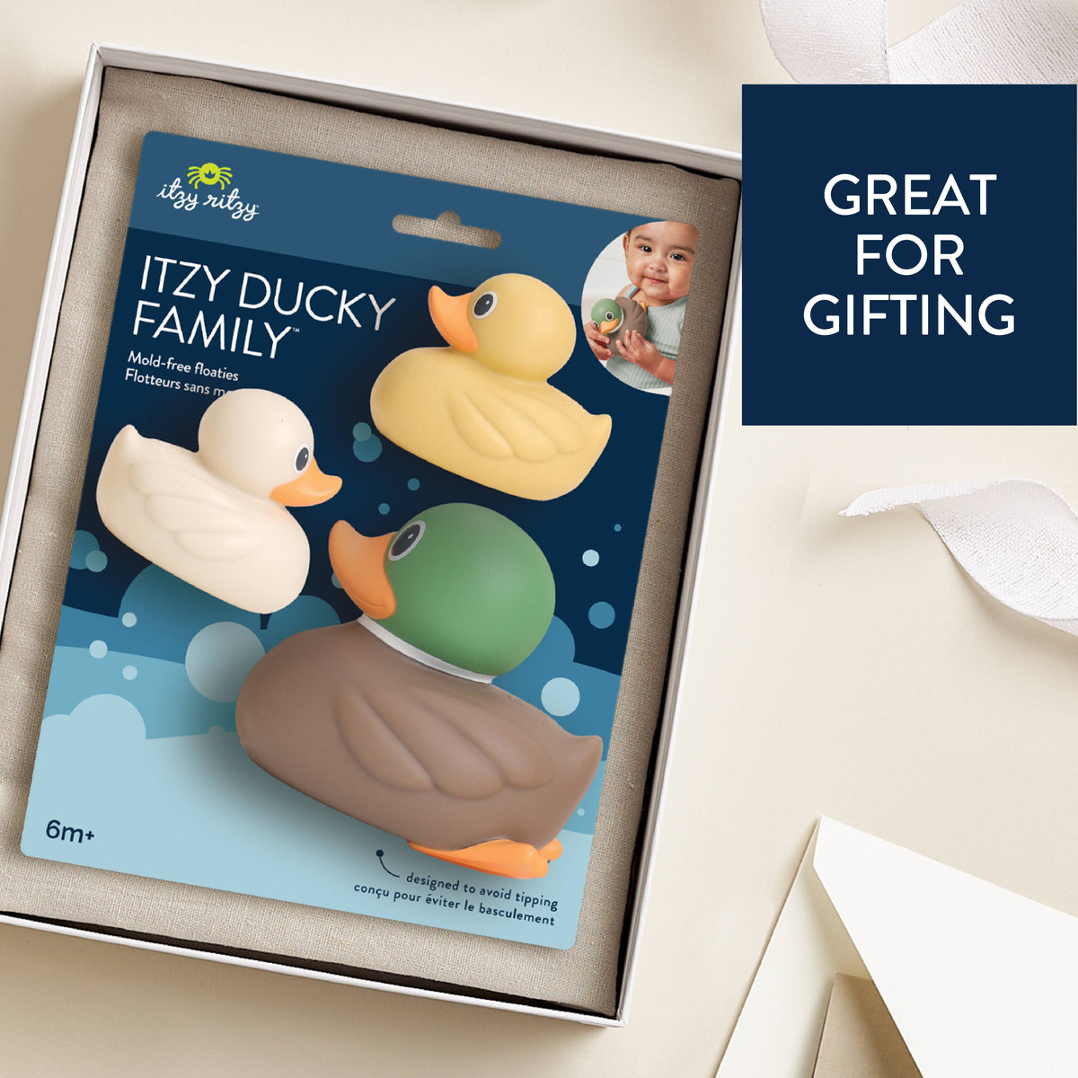 Itzy Ritzy Itzy Ducky Family™ - Bath + Water Table Toys