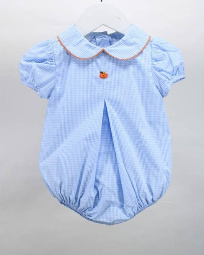 Baby Blessings Natalie Pumpkin Bubble Romper