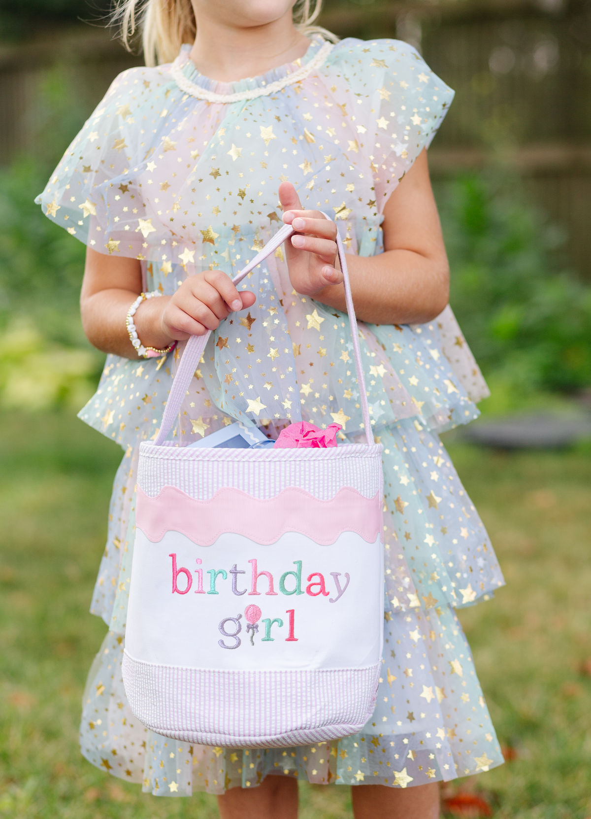 Bits and Bows Birthday Girl Gift & Toy Tote