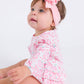 Rufflebutts Fairytale Pumpkins Knit Long Sleeve Flutter Bubble Romper