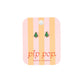 Pip Pop Post Christmas Tree Stud Earrings - Hypoallergenic, Flat Back,