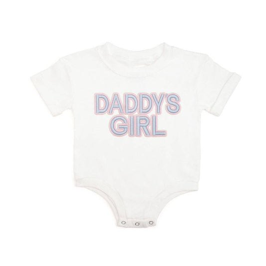 Daddy's Girl Patch Short Sleeve Romper - Father's Day