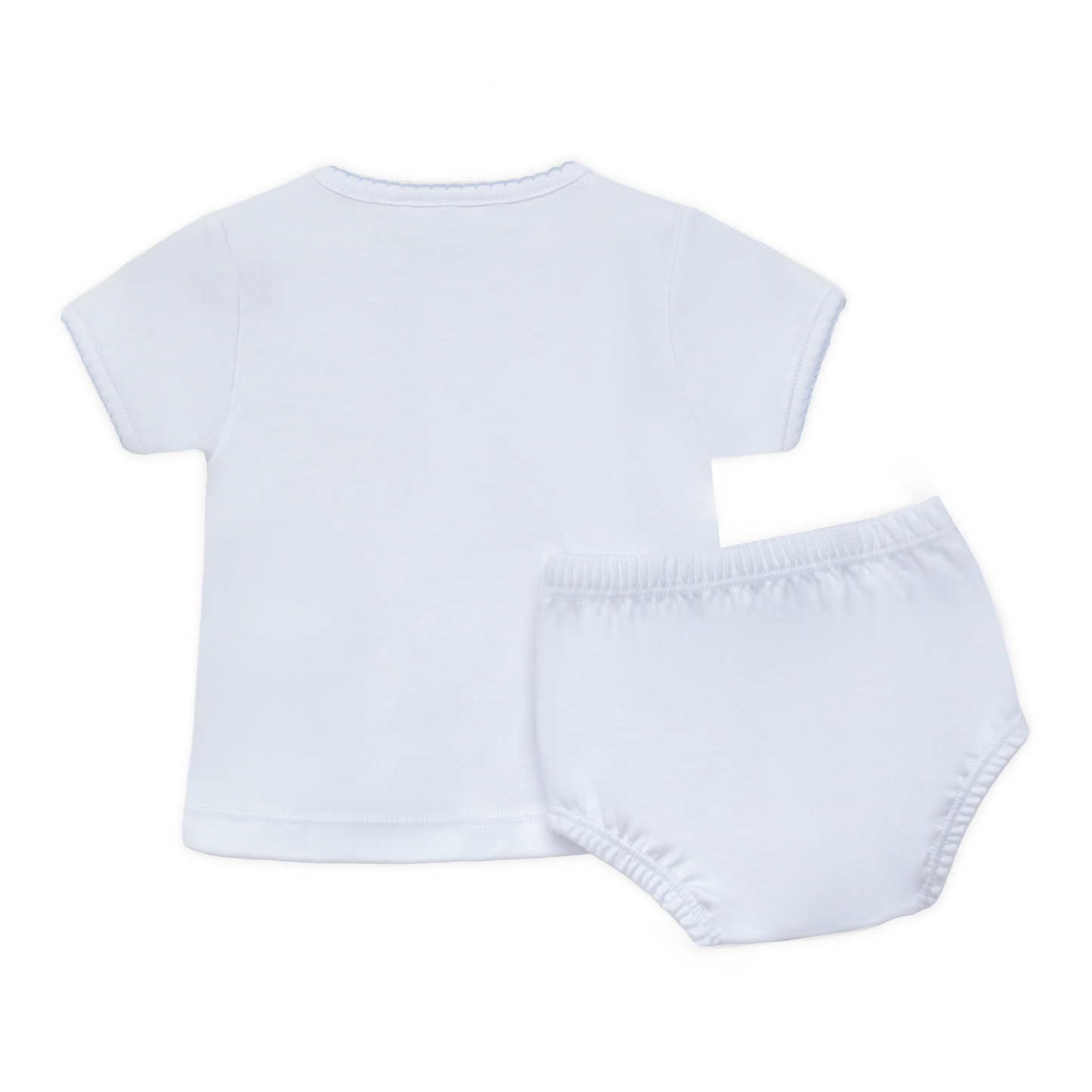 Magnolia Baby Bunny's Basket Diaper Cover Set - Light Blue
