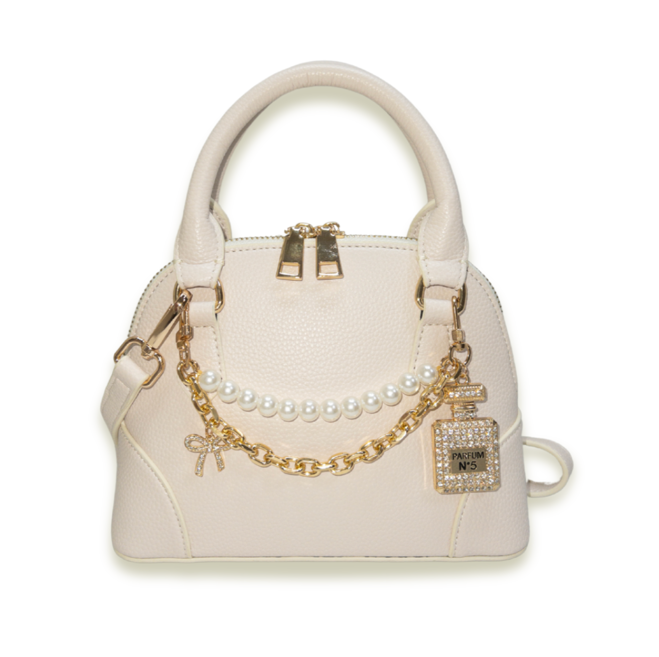 Carrying Kind Charlotte + Coco Pearl Chain--Petal Pink
