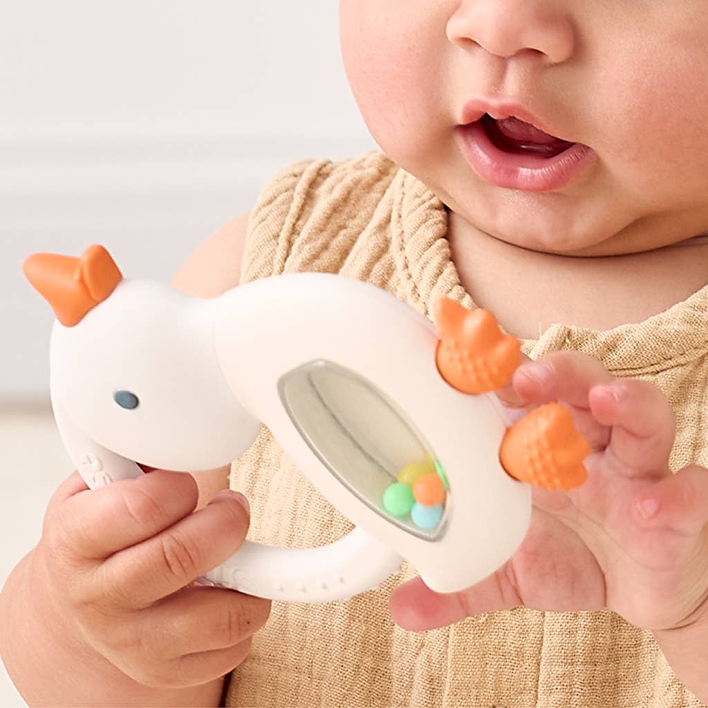 Itzy Ritzy Bitzy Shake™ - Silicone Teether with Rattle