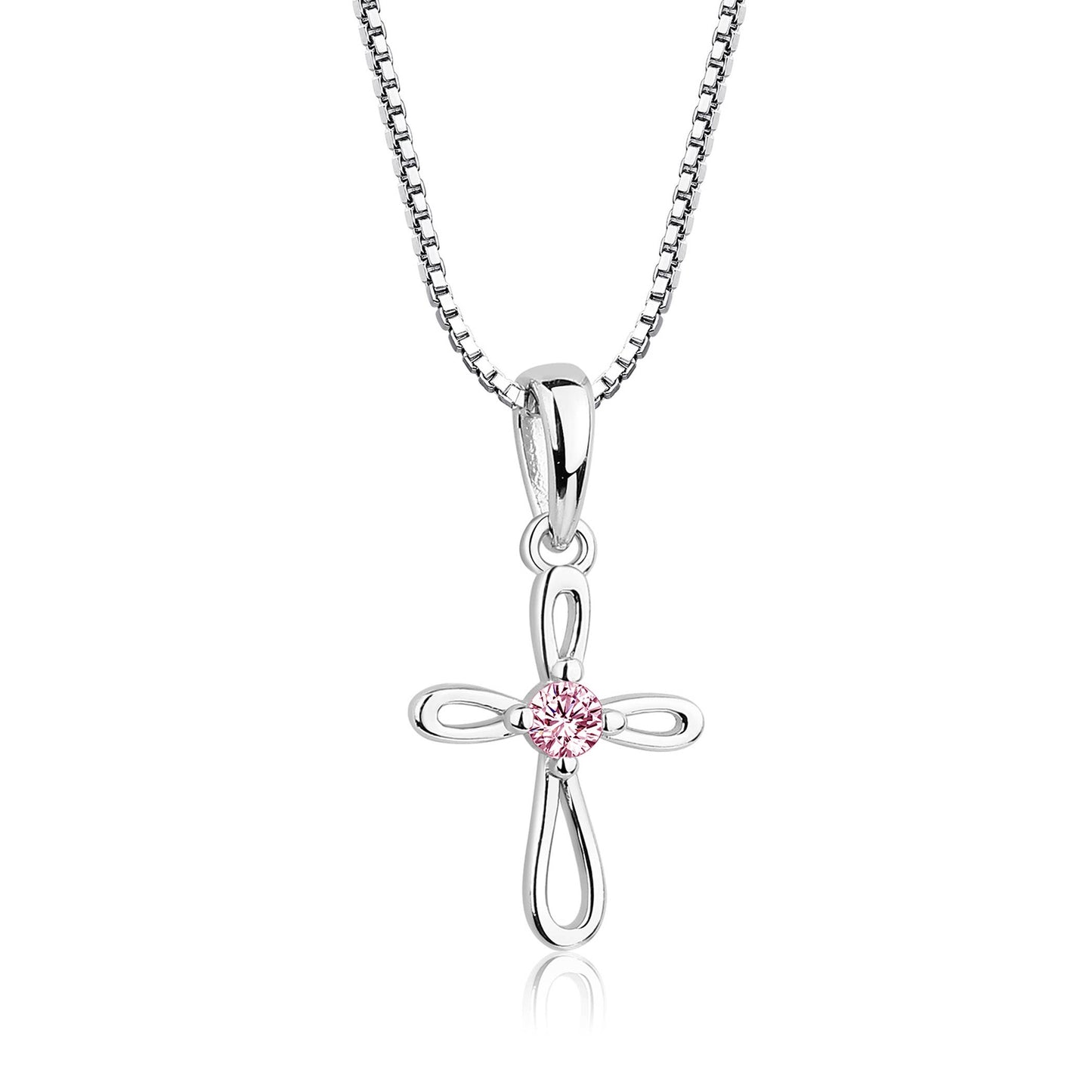 Children's First Communion Sterling Silver Cross Necklace