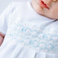 Magnolia Baby Jacob Smocked Bubble - Light Blue