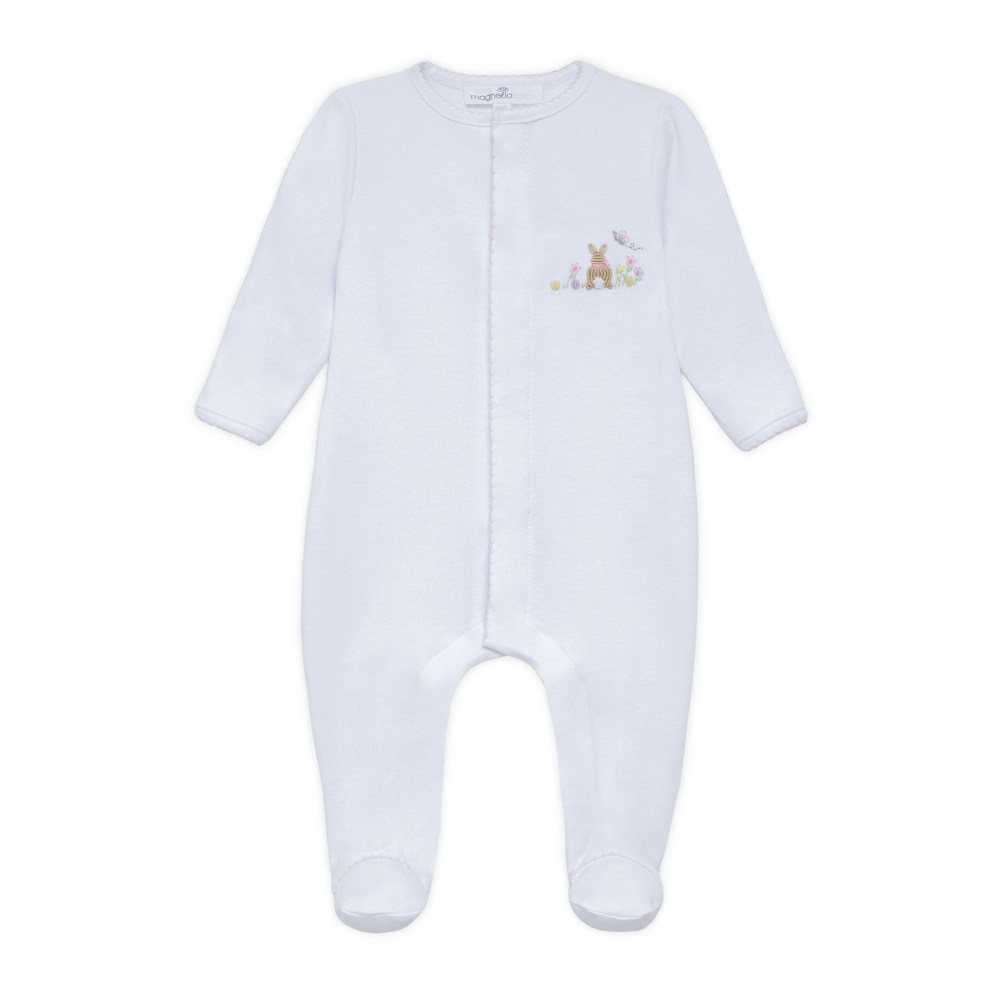 Magnolia Baby Bunny's Basket Footie - Pink