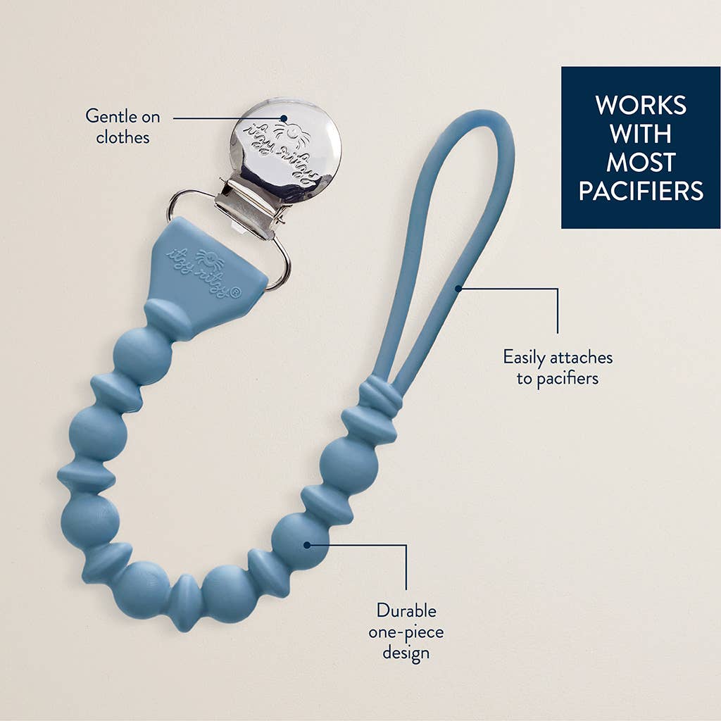 Itzy Ritzy Itzy Paci Strap™ Silicone One-Piece Pacifier Clips