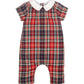 Sophie and Lucas Evergreen Tartan Boy Longall, Red