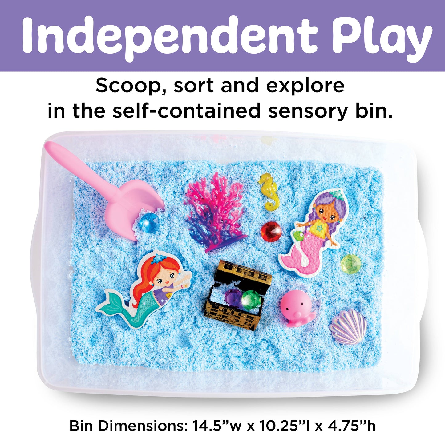 Faber-Castell Sensory Bin Mermaid Activity Bin for Kids