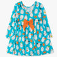 Rufflebutts Halloween Boo Bash Knit Long Sleeve Twirl Dress