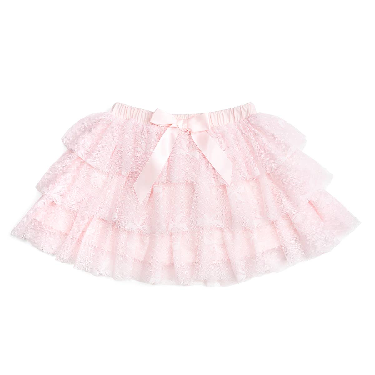 Sweet Wink Bow Lace Tiered Tutu