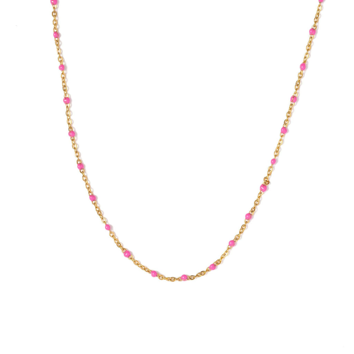 Pip Pop Post Enamel Bead Necklace Earrings - Hypoallergenic, Girl Gift