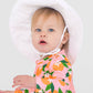 Rufflebutts Kids White Sun Protective Hat
