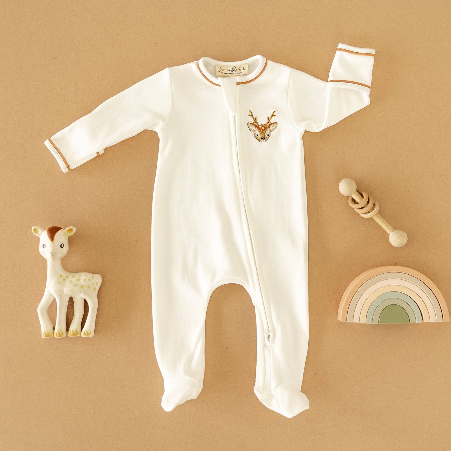 Magnolia Baby Buckhead Zip Footie