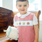 Ruth and Ralph Red Birthday Cakes Smocked Benjamin Jonjon