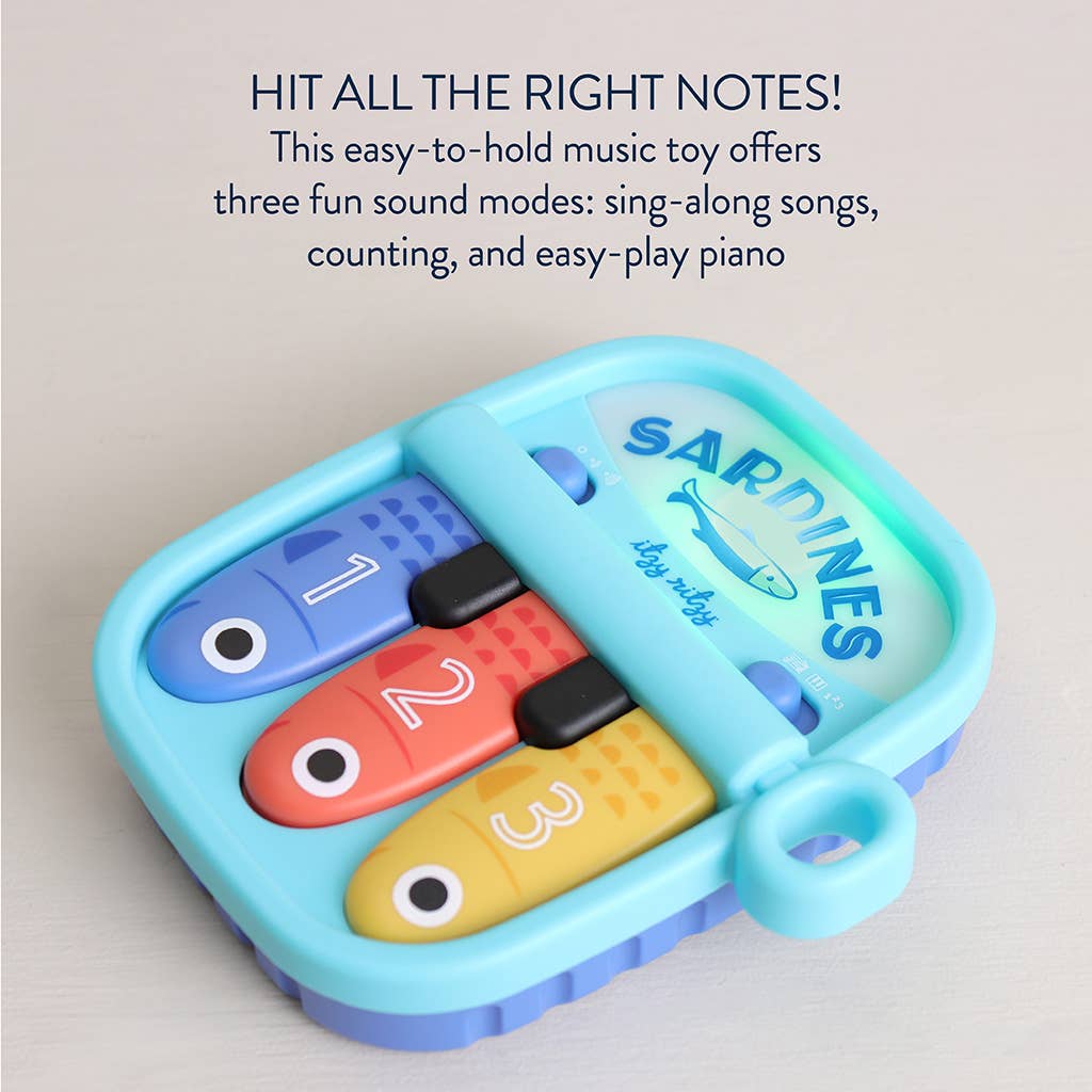 Itzy Ritzy Bitzy Tunes™ Sardines - Light-up Interactive Piano Toy
