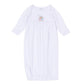Magnolia Baby Little Manger Hand-Embroidered Gathered Gown
