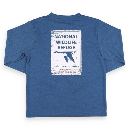 Shrimp and Grits Kids Wildlife Refuge Graphic Tee