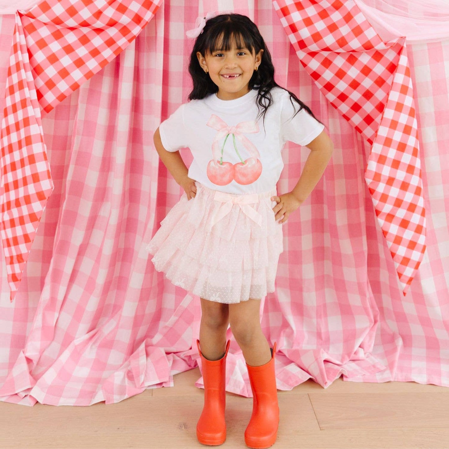 Sweet Wink Bow Lace Tiered Tutu