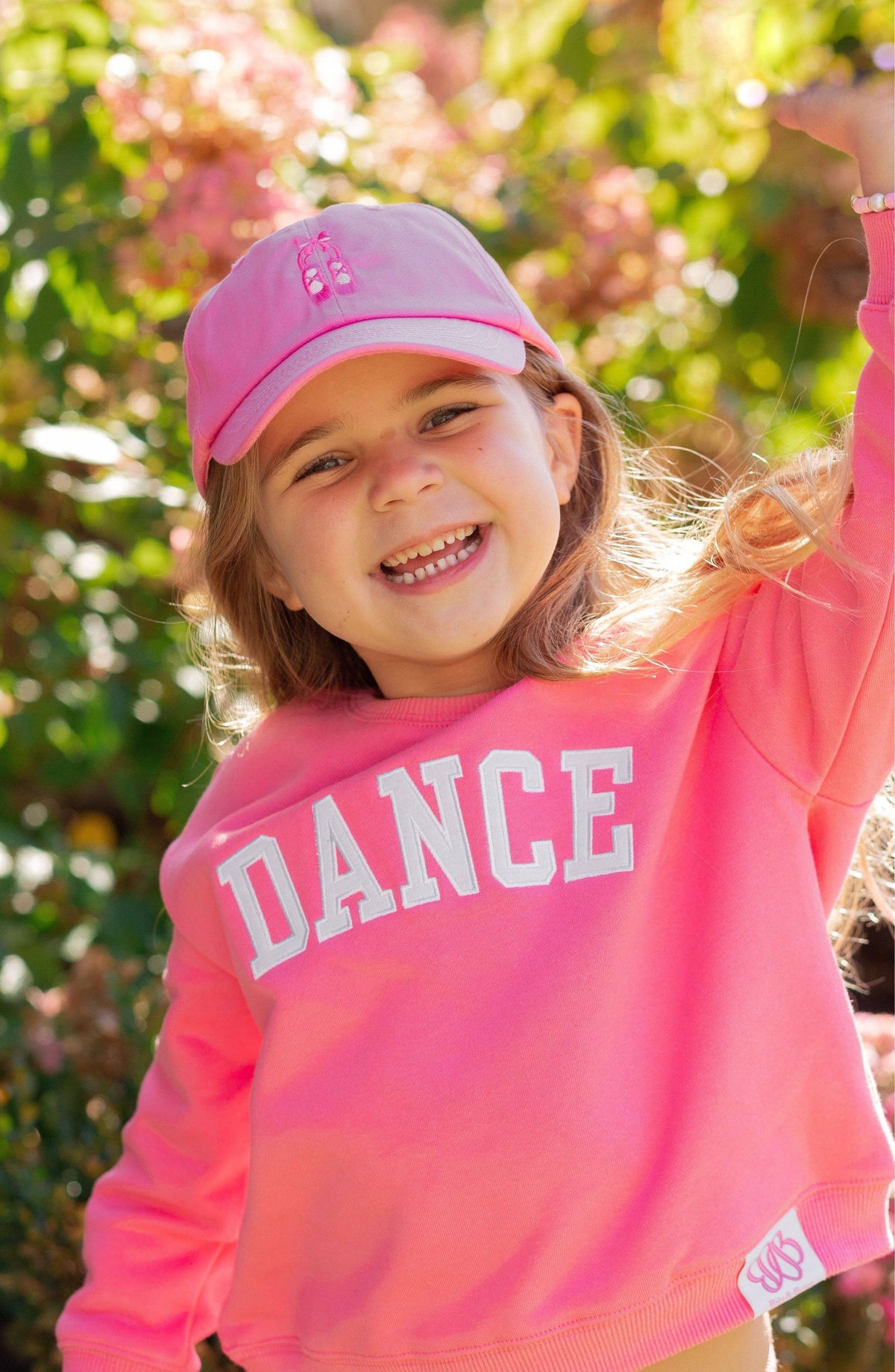 Bits and Bows Ballet Slippers Bow Baseball Hat