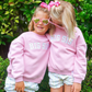 Bits and Bows Big Sister Pink Sweatshirt